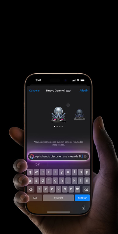 Un iPhone 16 Pro muestra las nuevas habilidades de Siri y Escribir a Siri
