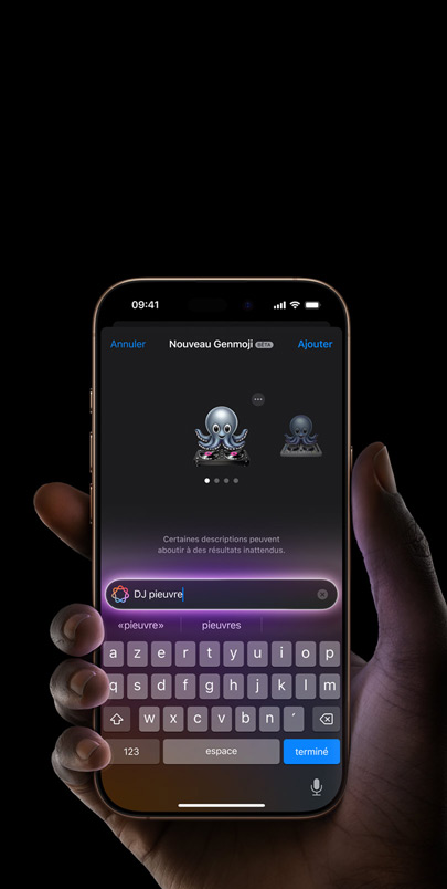 Un iPhone 16 Pro affiche la nouvelle version de Siri et la fonctionnalité Écrire à Siri