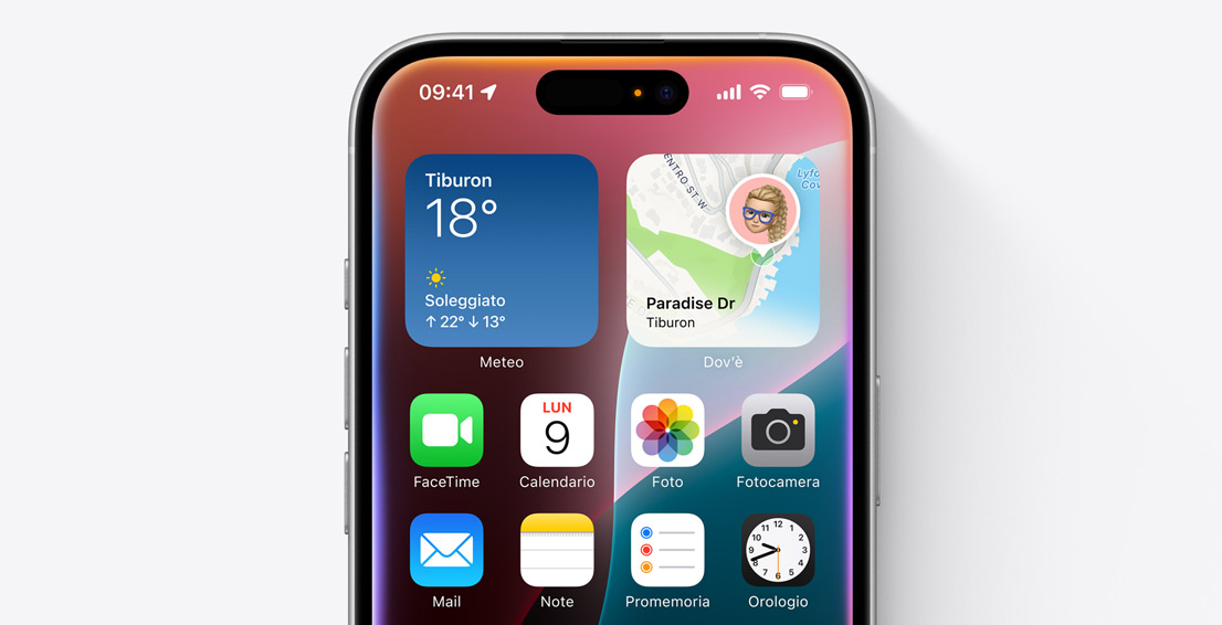 Un messaggio di Siri che appare sul display e mostra le informazioni che stava cercando l’utente.