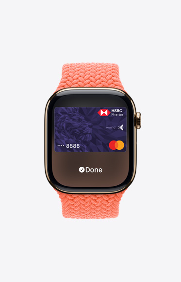 Apple Pay on Apple Watch Series 10.
