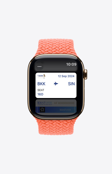 Apple Pay on Apple Watch Series 10.